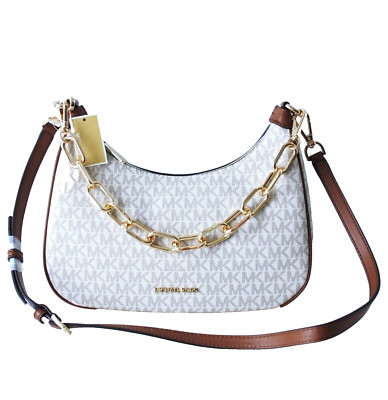 MICHAEL KORS Crossbody Tasche CORA LG ZIP Pouchette Farbe: vanilla