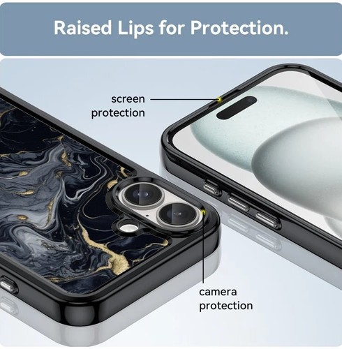 Flexible Midnight marble black textured For Samsung A15 A16 S23 S24 S25 Ultra FE - 第 13/25 張圖片