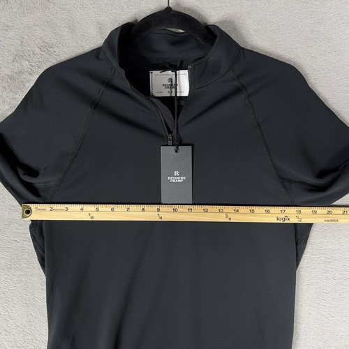 Reigning Champ DeltaPeak 165 1/2 Zip Trail Shirt Herren Small schwarz RC-3701 neu mit Etikett - Bild 8 von 9