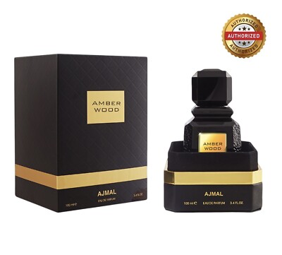 Amber Wood EDP Perfume By Ajmal 3.4oz Super Rich Award Winning Fine Fragrance 
