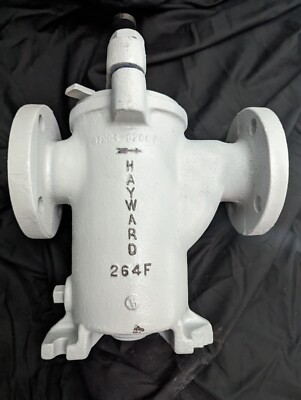 2 in Hayward cast iron strainer ez-open model 72 150lb flange basket 1/4'' perf