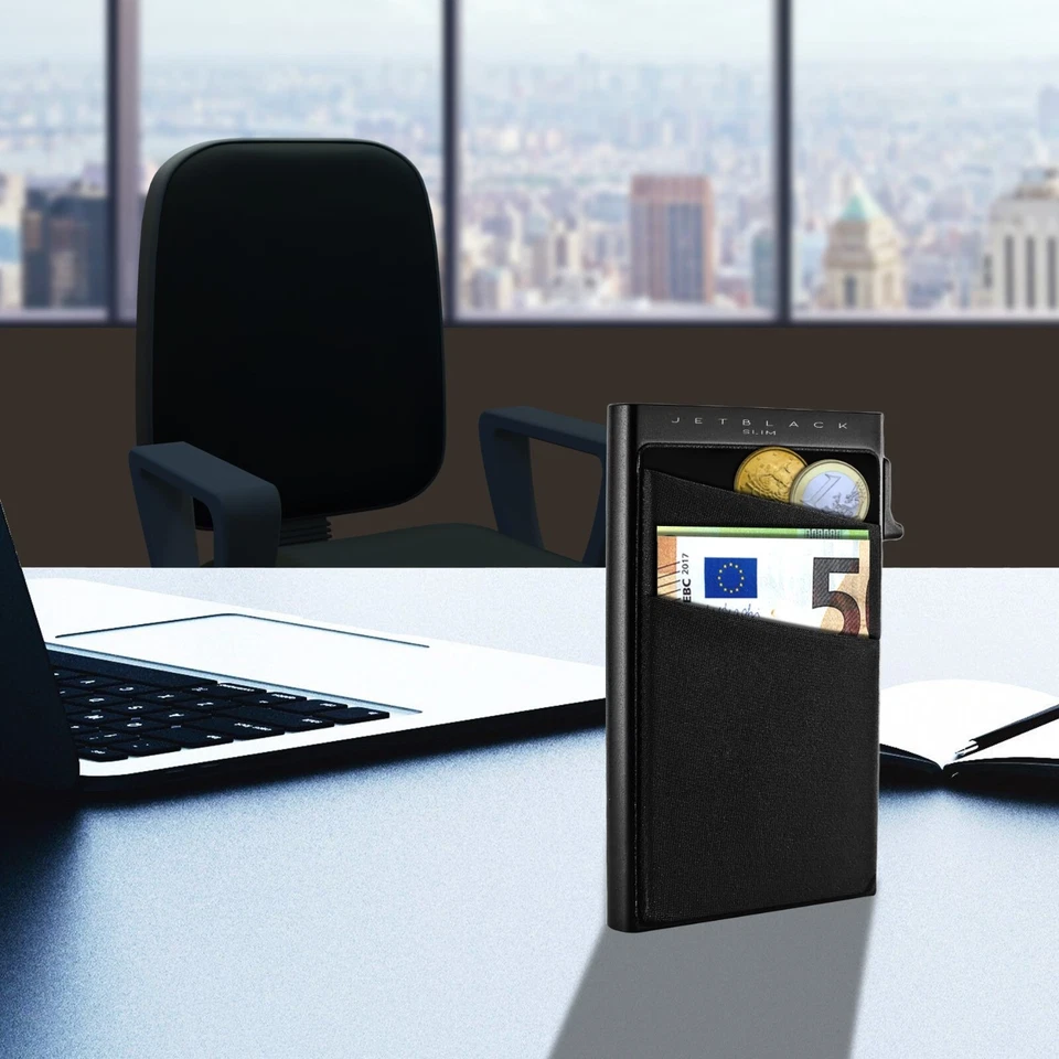 Portafoglio Uomo Porta Carte di Credito RFID Sottile Slim Gadget BMW M Sport M3 - Immagine 2 di 4