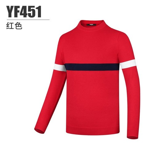 Golf Sweater Children Winter Mercerized Wool Sports Clothing Warm Long-Sleeved - Picture 14 of 15