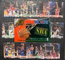 1993-94 NBA HOOPS Basketball Trading Cards Complete Your Set U Pick Jordan 1/2
