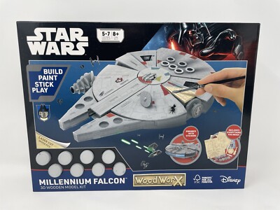 WoodWorX: Star Wars Millenium Falcon | 3D Holzmodellbausatz | 24h Tracked | NEU