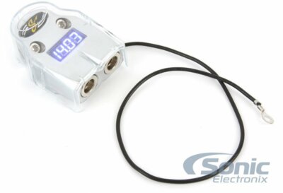 Stinger SHT301 Battery Terminal w/ 1/0 or 4 GA Outputs and Digital Volt Meter