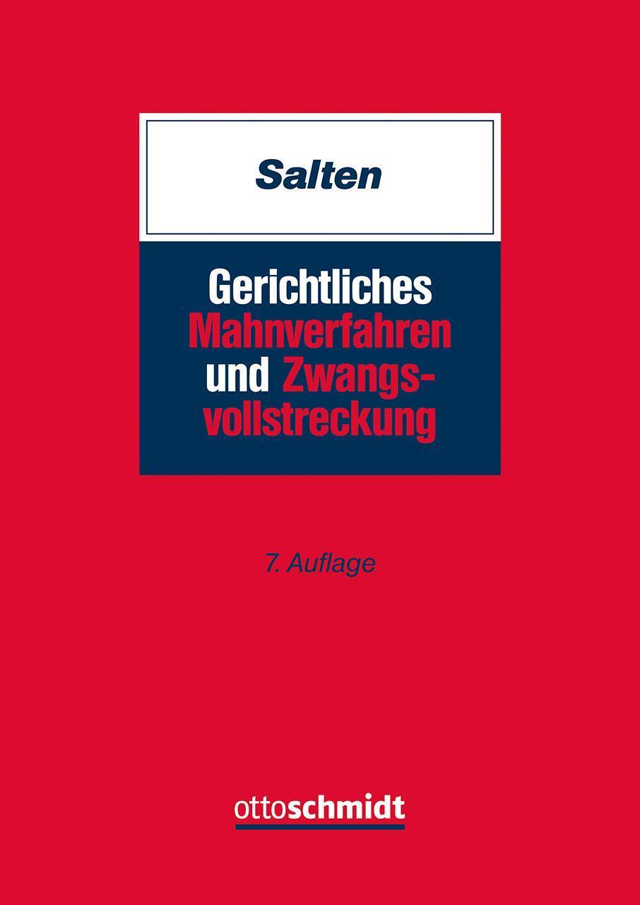 Gerichtliches Mahnverfahren Und Zwangsvollstreckung Uwe Salten