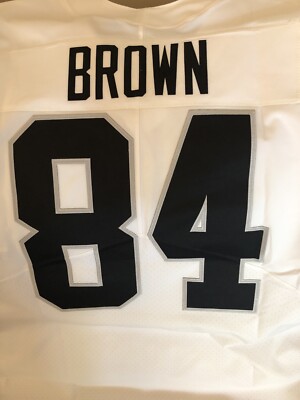 Nike Las Vegas Raiders Antonio Brown #84 Football Sewn Jersey NWT