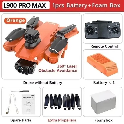 L900 Pro Max GPS Drohne Dual Kamera 5G Wifi 360° Hindernisvermeidung RC Drohne Spielzeug - Bild 11 von 28