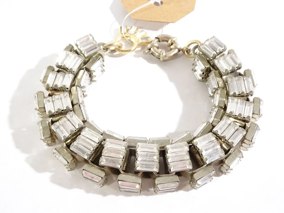 Pulsera Lee Angel para Neiman Marcus para mujer cristal baguette caja eslabones nueva con etiquetas 245 Foto 3 de 4