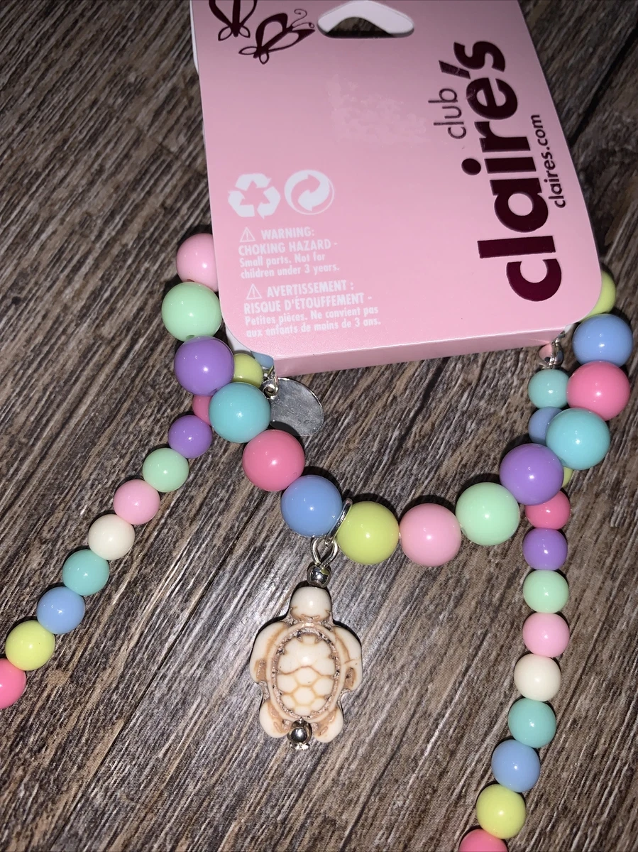 Claire's seashell necklace sale