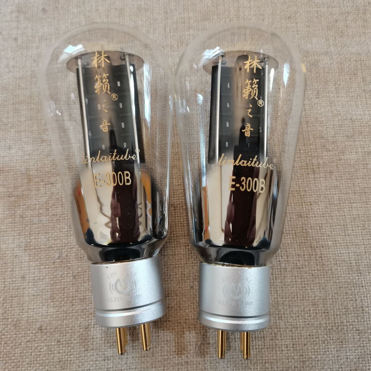 Linlai Elite E-300B factory matched pair Hi-end Tubes 300B Linlai Elite E-300B factory matched pair Hi-end Tubes 300B