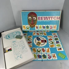 Bewitch, The Game Of “Mind Reading” (Selchow & Righter Co, 1964) EXCELLENT