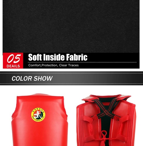 Thickened Chest Guard Boxing MMA Kickboxing Body Vest Protector Martial Arts WTF - Picture 18 of 22