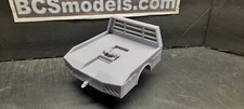 5th wheel flatbed utility body 1:24 scale model resin print high detail
