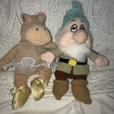 Disney Bean Bag Plush Hippo Fantasia 8 inch - 8  Sleepy Plush Look At Pictures