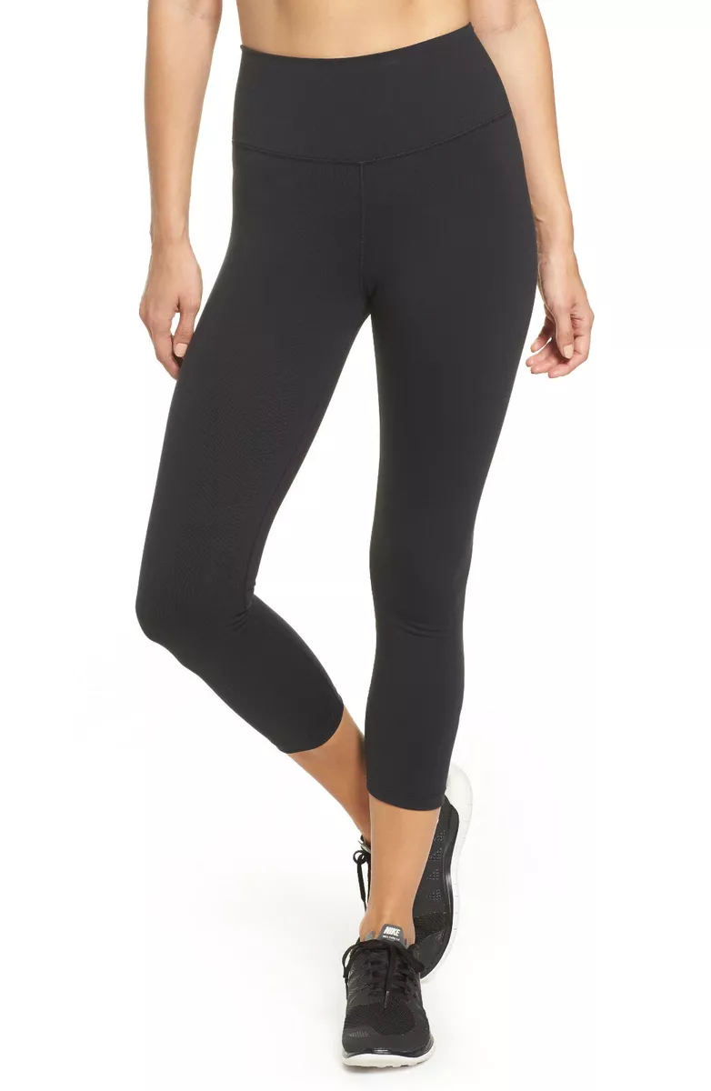 NIKE Women's Sculpt Lux High Waist Training Capris sz S Small Black Leggings