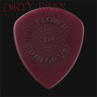 Dunlop Flow Standard Gitarren-Plektren Gitarrenplektren 1,14 mm - Packungen mit 1 bis 24 Plektren
