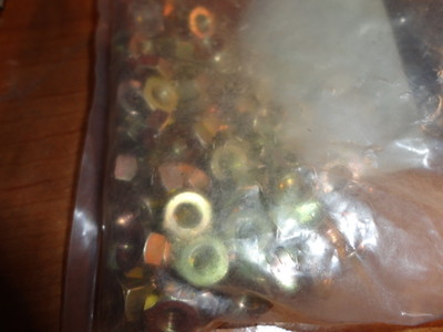 EARNEST 1/4-20 ZY J995 8 3HDZ2 HEX NUT ZINC-YELLOW CHROMATE BAG OF 100