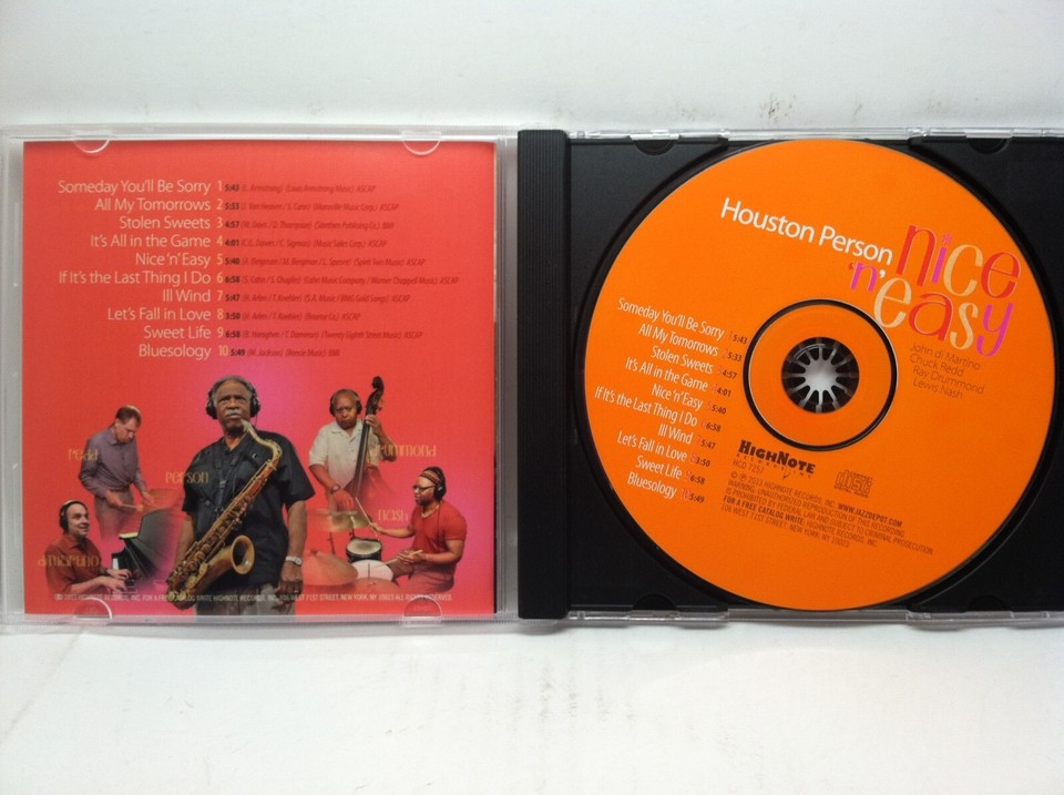 Nice N Easy by Houston Person (CD, 2013, Highnote) Jazz, Rare OOP, di