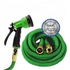 Garden Water Hose 50/75/100FT Expandable Heavy Duty Leak-Proof Pure Copper Head