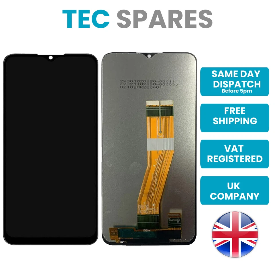 TECSPARES Samsung Galaxy A02S SM-A025F A025G A025M LCD Screen Display Digitizer Assembly