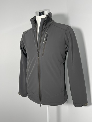 Mountain Designs Mens Grey Long Sleeve Soft Shell "WINDWARD" Jacket Size S - Picture 2 of 9