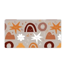 Mouse Laptop PC Office Home Durable Pad Mat for Desk Children's scribbles 90x45