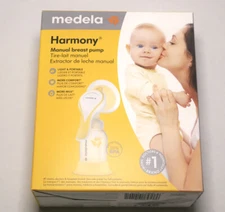 Medela Harmony Manual Breast Pump Single Hand Breastpump with Flex Breast...