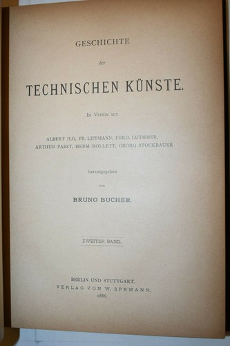 BUCHER Geschichte Technischen Künste 3 voll 1875 Spemann Arte Storia Incisioni - Foto 9 di 12