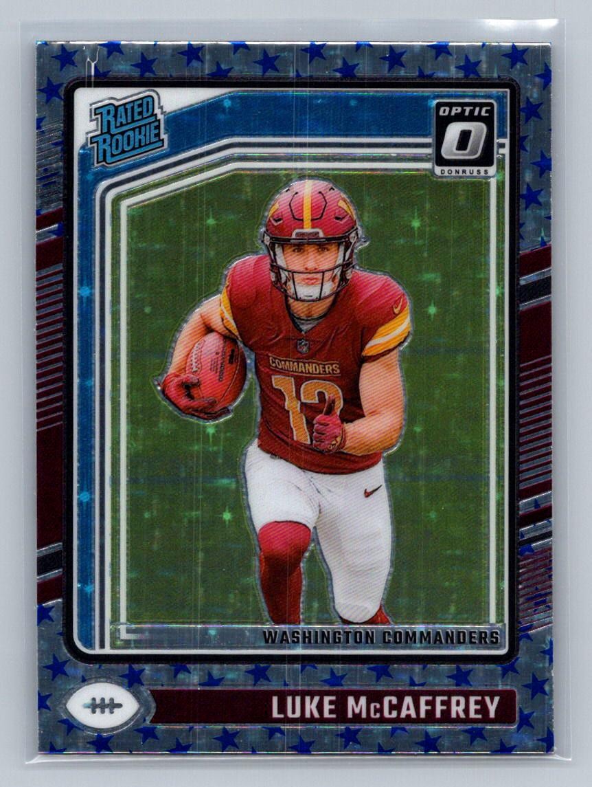 2024 Donruss Optic Stars Luke McCaffrey #268 Washington Commanders