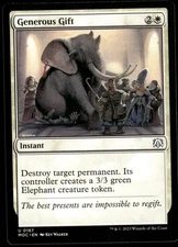 1x Generous Gift - Commander: March of the Machine - NM - MTG