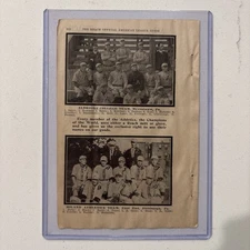 1913 Albright College Myerstown PA & Hiland Pittsburgh PA Baseball Team Picture