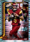 2025 Topps Chrome Football #295 Jayden Daniels Pulsar Refractor Commanders Card