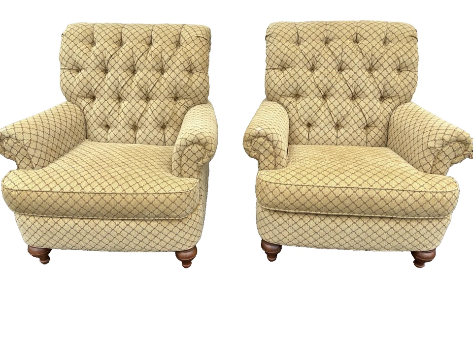 67200 Пара ETHAN ALLEN удобный большой Bergere кресло s стул s - Изображение 2 из 4