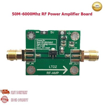50M-6000Mhz RF Power Amplifier Board   Circuit Board Amplifier Module/ #iw