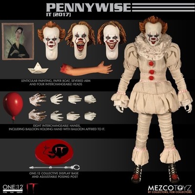 Pennywise IT 2017 Mezco One:12 Collective Welcome To Derry Stephen King