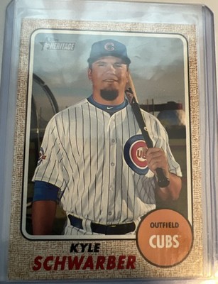 2017 Topps Heritage #423 Kyle Schwarber SP - Chicago Cubs
