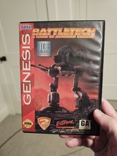 BattleTech Sega Genesis Game And Box No Manual Tested