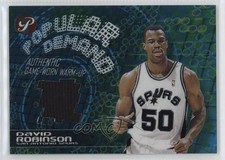 2002-03 Topps Pristine Popular Demand David Robinson #PD-DR HOF 4at