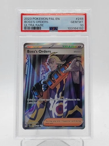 BOSS'S ORDERS 2023 POKEMON PALDEA EVOLVED #248/193 ULTRA RARE PSA 10 Q3963
