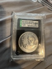 1984 Kenner Star Wars Coin Luke(Stormtroopers)w/eyes AFA Graded U80 NM