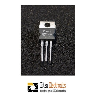 ST L7906CV 3 Terminal -6V @ 1A Linear Voltage Regler IC TO-220
