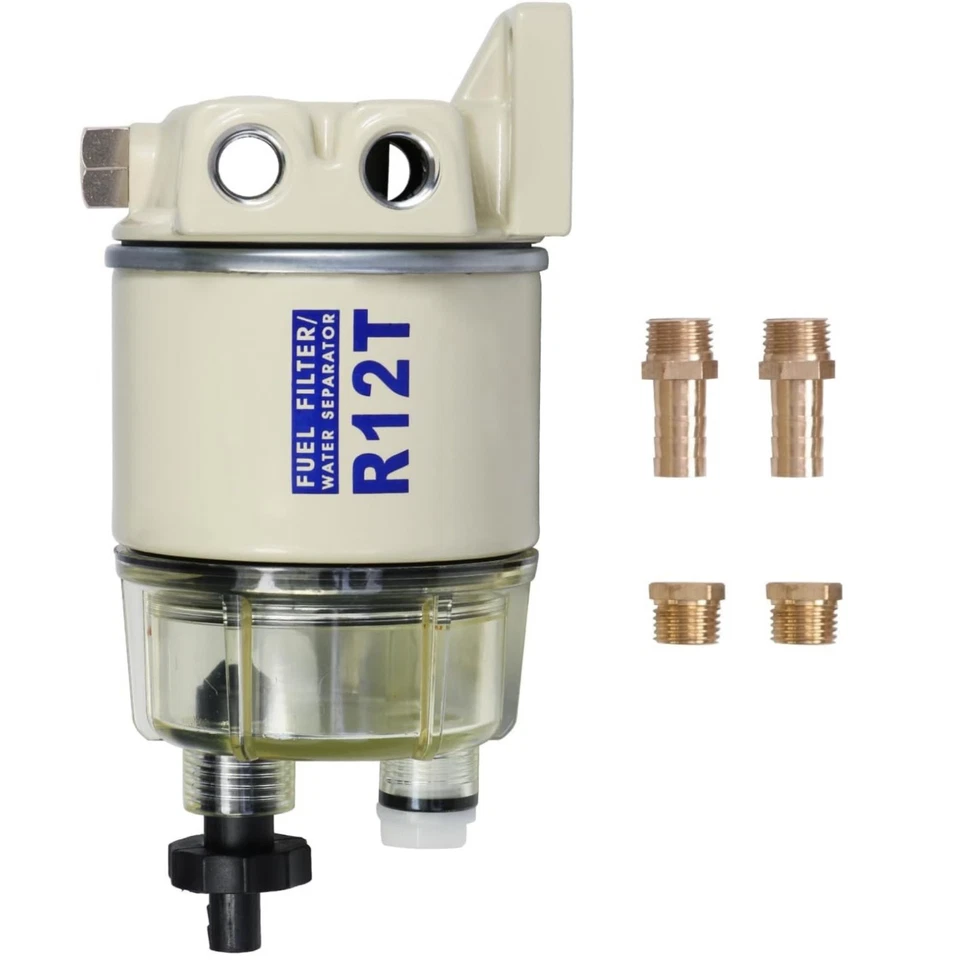 For Gas Diesel Engines Marine Fuel Water Separator Complete Kit New Part Filter - Image 3 of 4