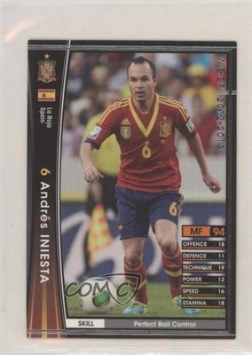 2012-13 Panini WCCF Series 20 Andres Iniesta #A72/80 0cp0