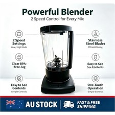 500ml 2-Speed Food Chopper | Personal Blender for Meat & Vegetable Mincing