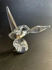 Steuben Crystal Water Bird Flying Goose Figure 10 1/2” x 11” Lloyd Atkins