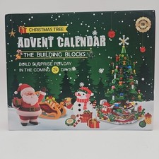Christmas Advent Calendar New Opened Box (Lego Type building blocks)