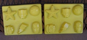 Jell-O Marvel Avengers Mold Tray (2) Spider-Man Iron Man Hulk Captain