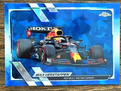 2021 Topps Chrome Sapphire Formula 1 #98 Max Verstappen Red Bull